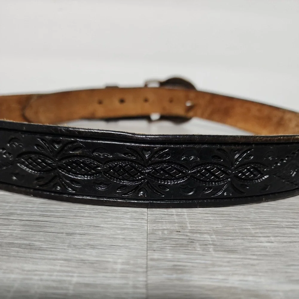 Vintage 1978 Tech Ether Guild Hawk Eagle Solid Brass Belt and Buckle Size 34‎